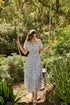Kearny Floral Palmer Poplin Tiered Maxi Dress